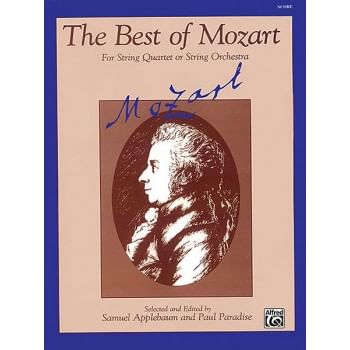 Mozart W A, The Best of, String Quartet /Score
