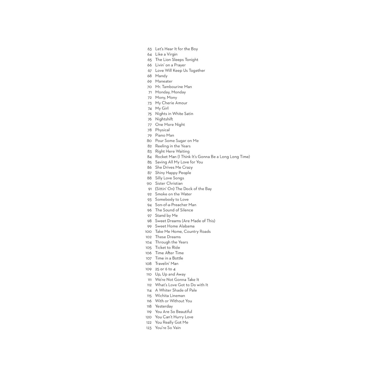 101 Popular Songs -Clarinet