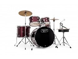 Mapex Drum Set Tornado 5 pcs w Hardware Throne Cymbals TNM5254TCUDR TND5254TCDR Wine Red