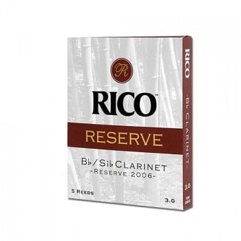 Rico, Reserve, Bb Clarinet Reeds #2.5 -Pack of 5 RCR0525