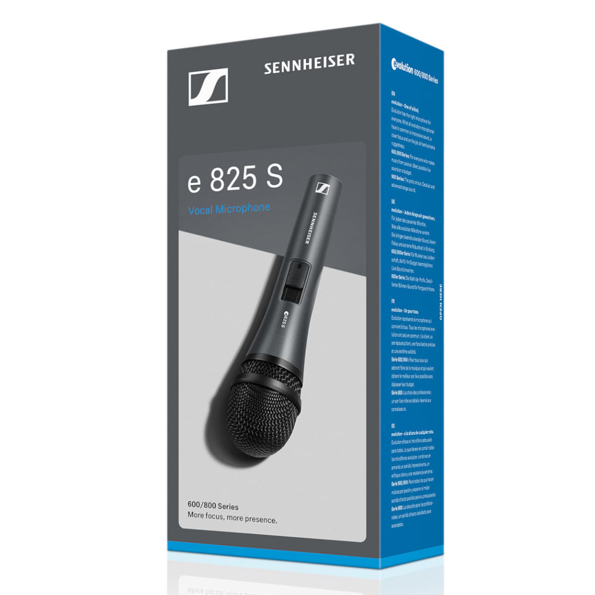 Sennheiser, Microphone, Dynamic (with Switch) E 825-S
