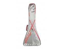 Ritter Guitar Bag Flying V Guitar Silver Grey Racing Red RGP8 V SGR