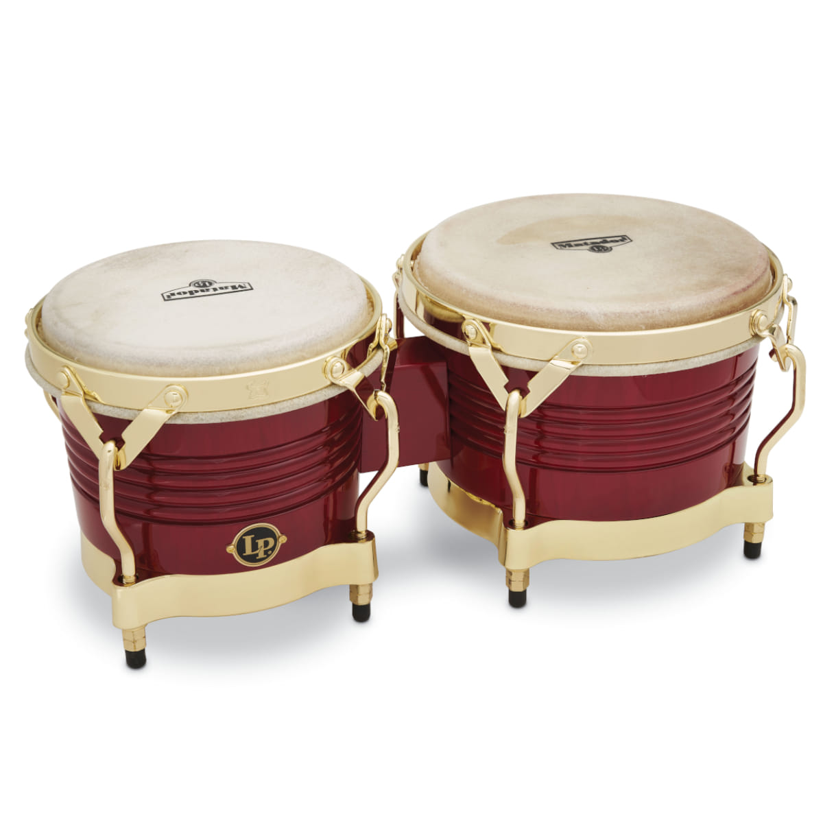 LP, Matador, Wood Bongos /Blaze Red With Gold M201-RW