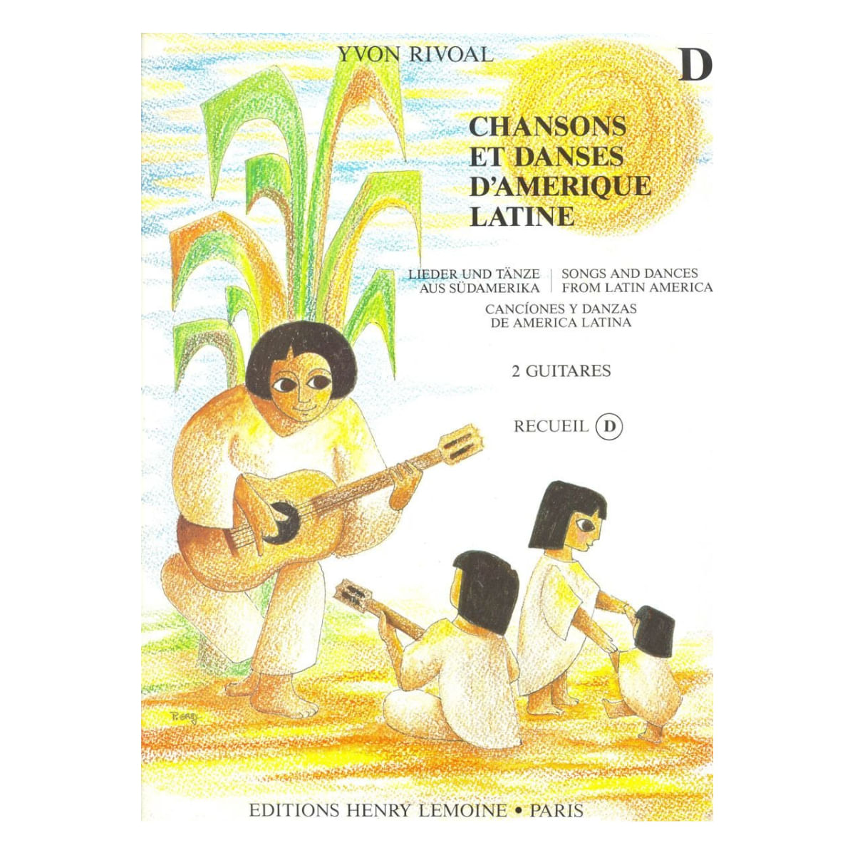 Songs and Dances From Latin America for 2 Guitars -Volume D