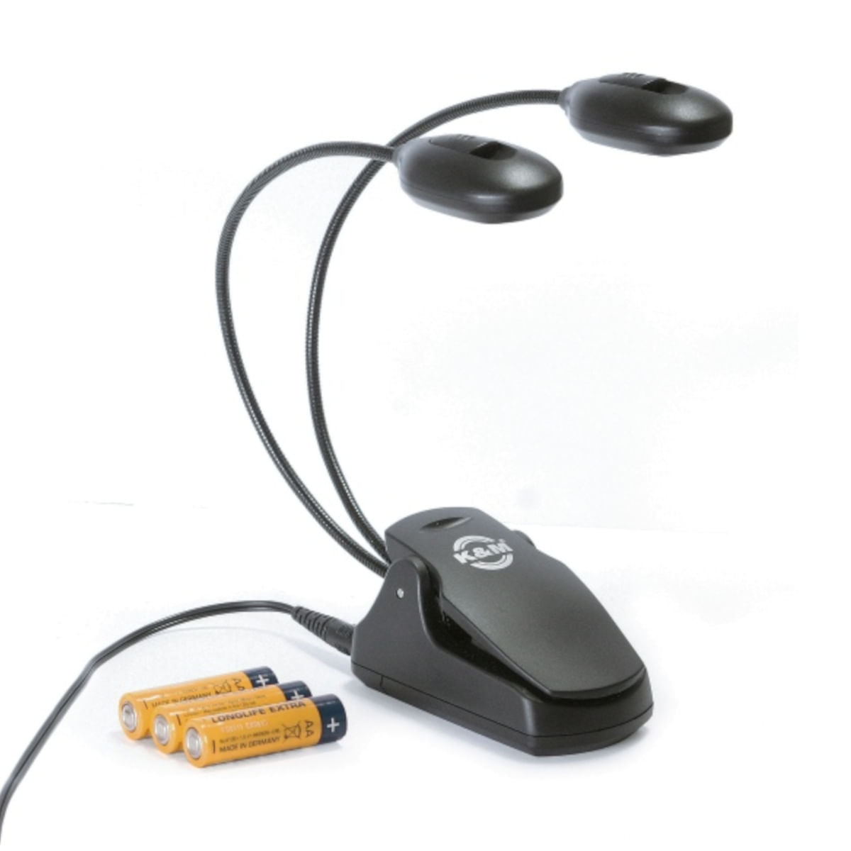 Konig & Meyer, Music Stand Light, Twin Head -Black 12270-000-55