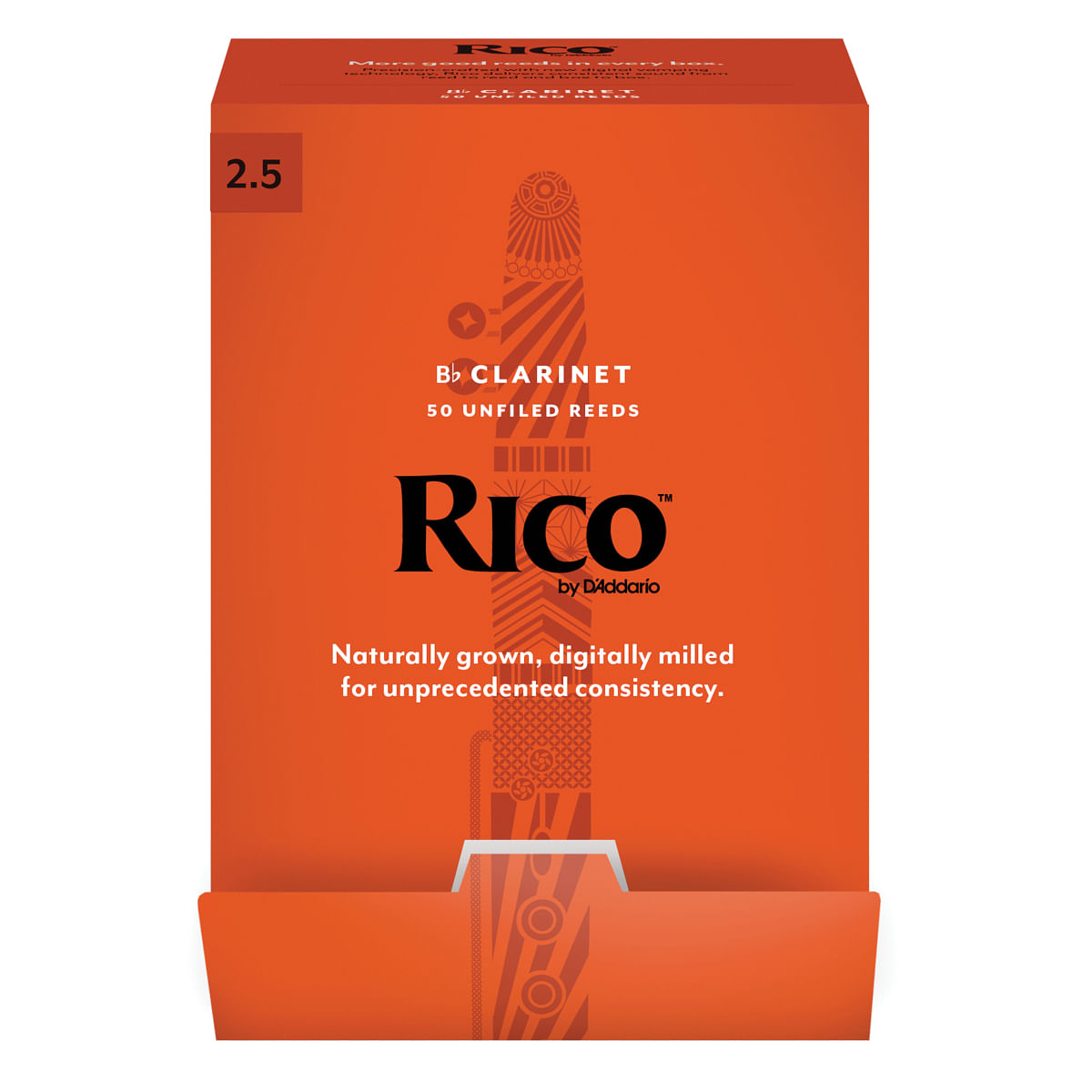 Rico, Clarinet Bb Reed #2.5 RCA0125-B50