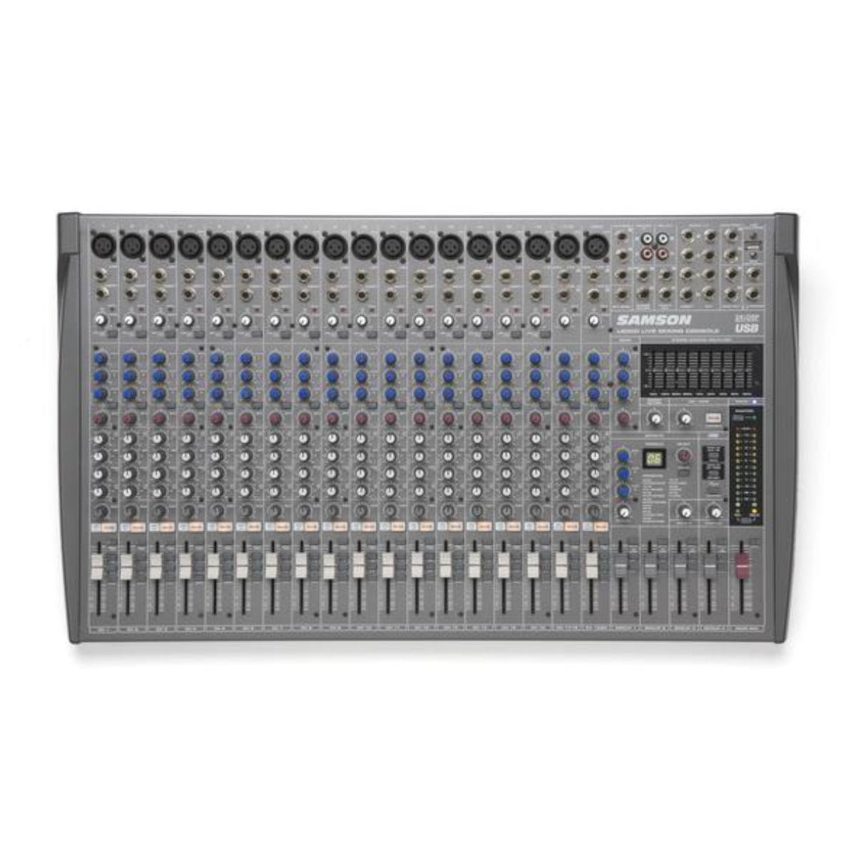 Samson, 20 Channel, 4 Bus Professional Mixing Console L2000E