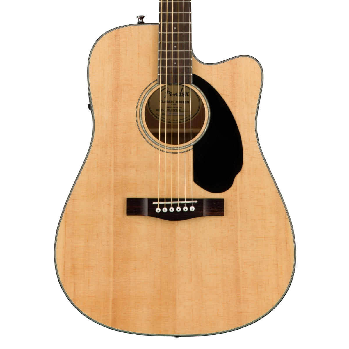 Fender, Acoustic Electric Guitar CD-60SCE -Natural 0970113021