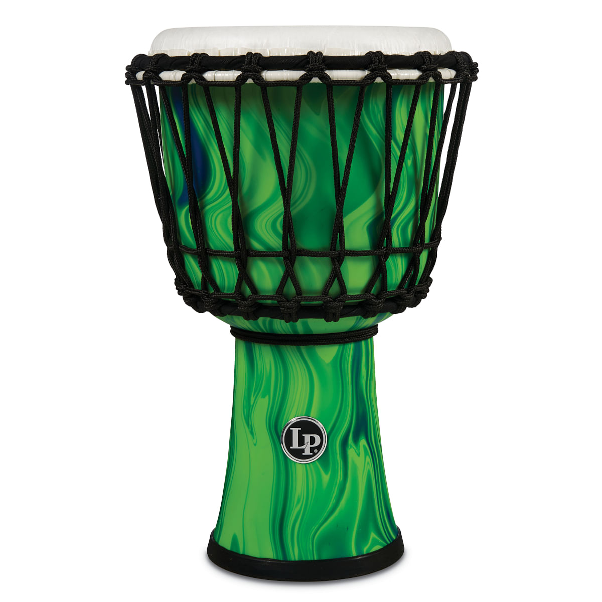 LP, Djembe, World, Rope Circle - 7" (17.78 cm) -Green Marble LP1607GM