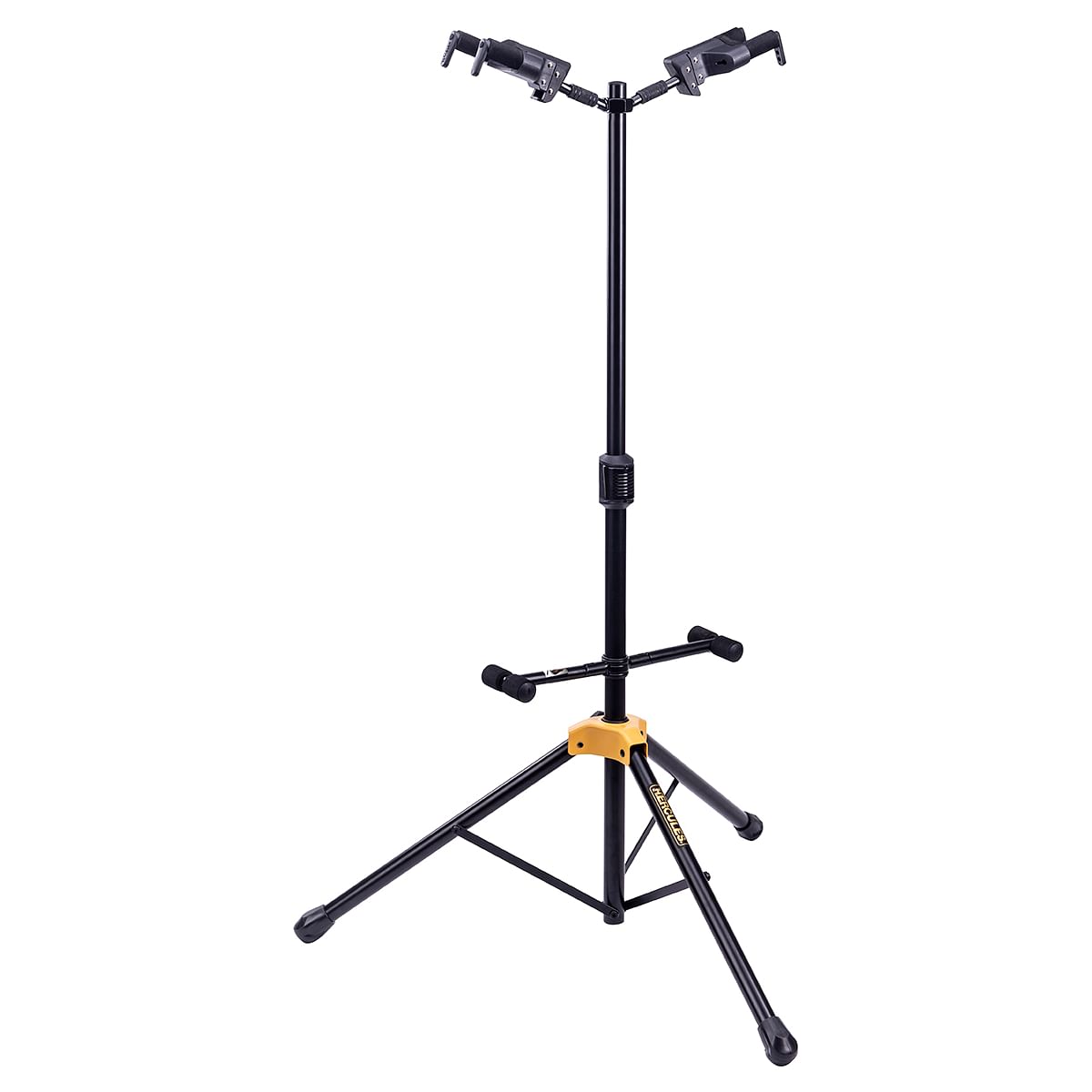 Hercules, Guitar Stand, Auto Grab, 2 Guitars, GS422B Plus-Black