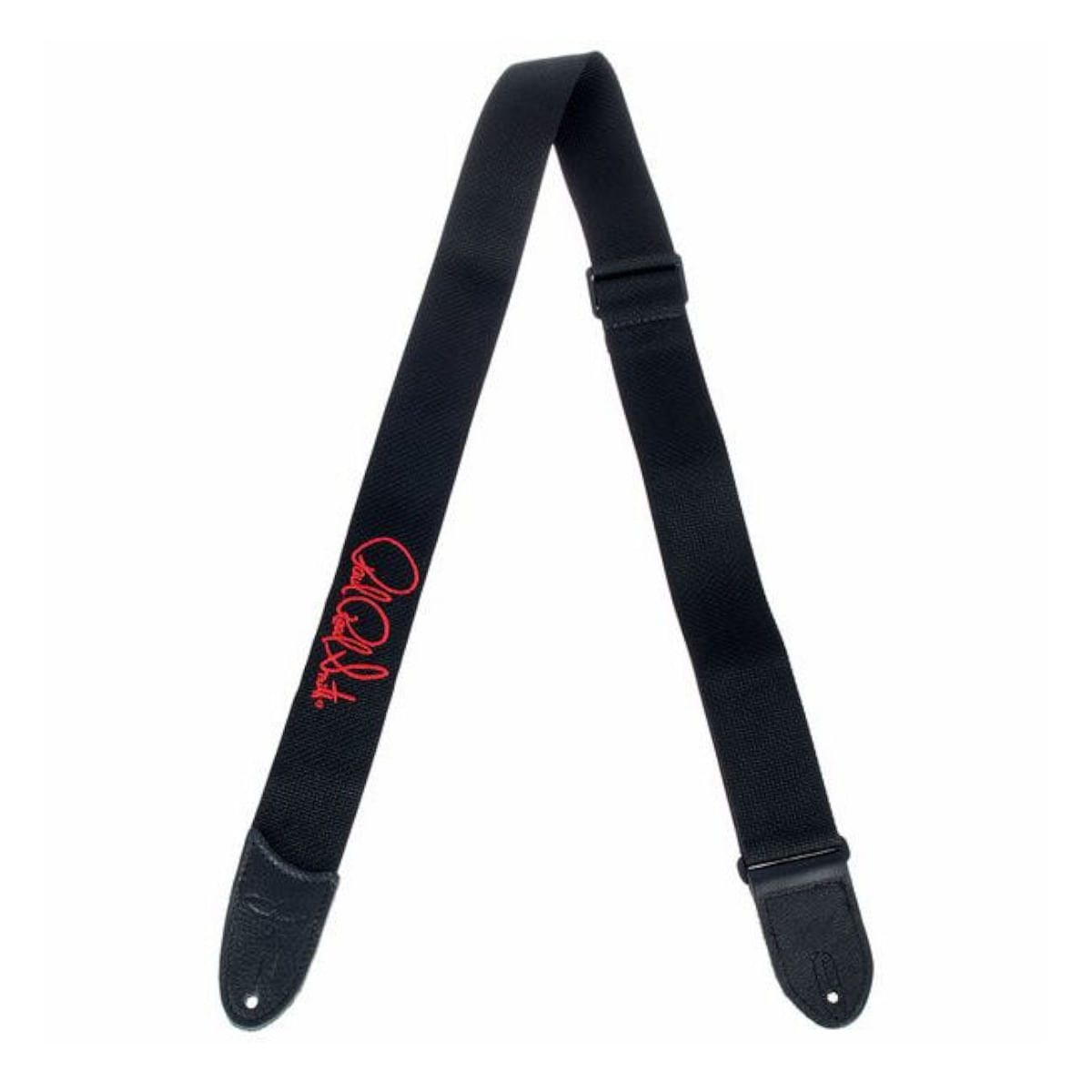 PRS, Guitar Strap, Poly Strap -Black with Red Signature
