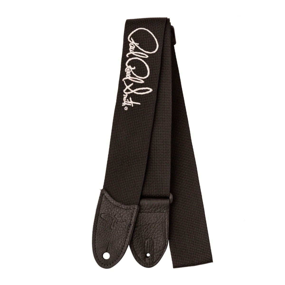 PRS, Guitar Strap, Poly Strap -Black with Silver Signature