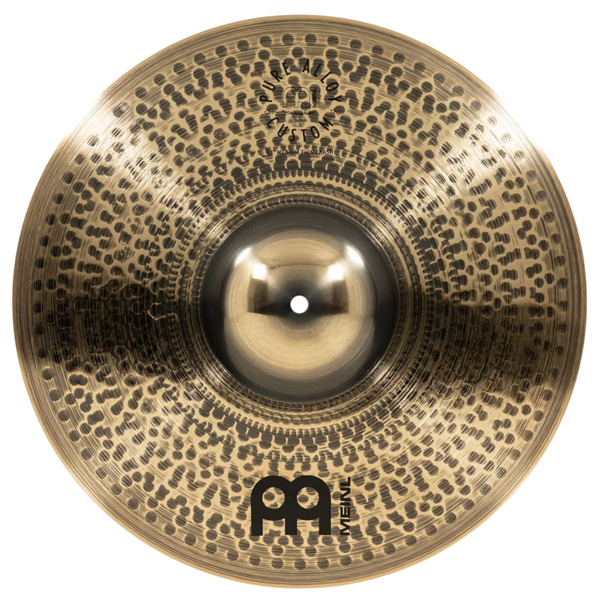 Meinl Cymbals, Pure Alloy Custom, 18" (45.72cm) Medium Thin Crash PAC18MTC