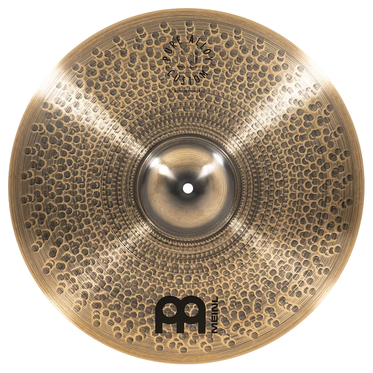 Meinl, Cymbals, Pure Alloy Custom, 19" (48.26cm) Medium Thin Crash PAC19MTC