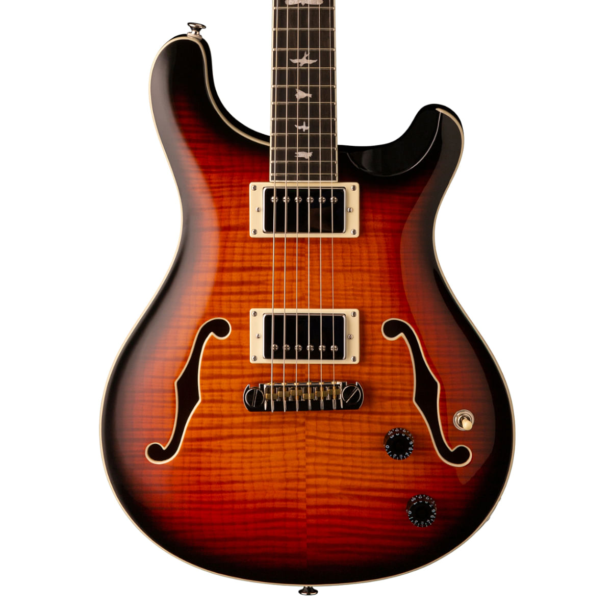 PRS, Electric Guitar, SE Hollowbody II, 2021 Series -Tricolor Sunburst H2ECBTC