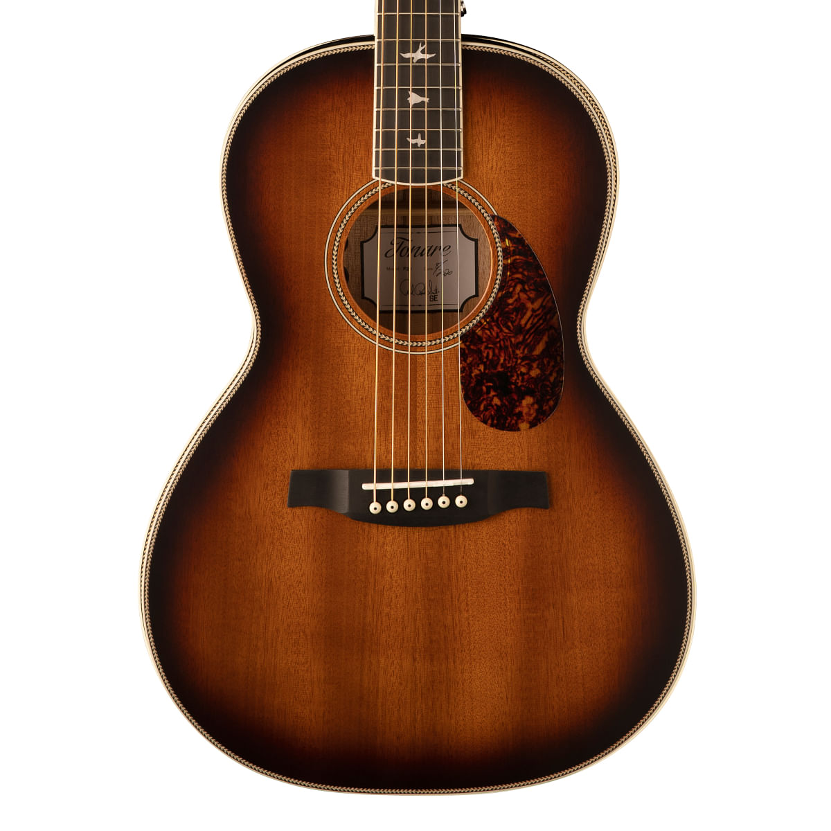 PRS, Acoustic Electric Guitar, SE P20E Parlor w/Fishman Pickup -Tobacco Sunburst PPE20SATS