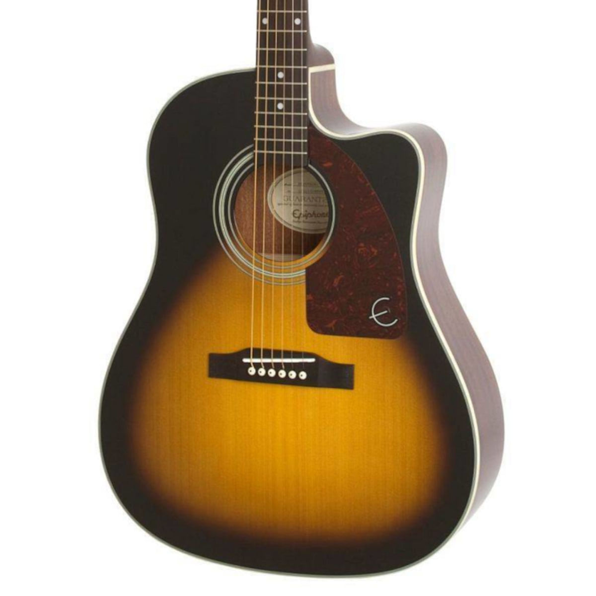 Epiphone, Acoustic Electric Guitar, J-15 EC Deluxe with Hardcase -Vintage Sunburst EE21VSCH1