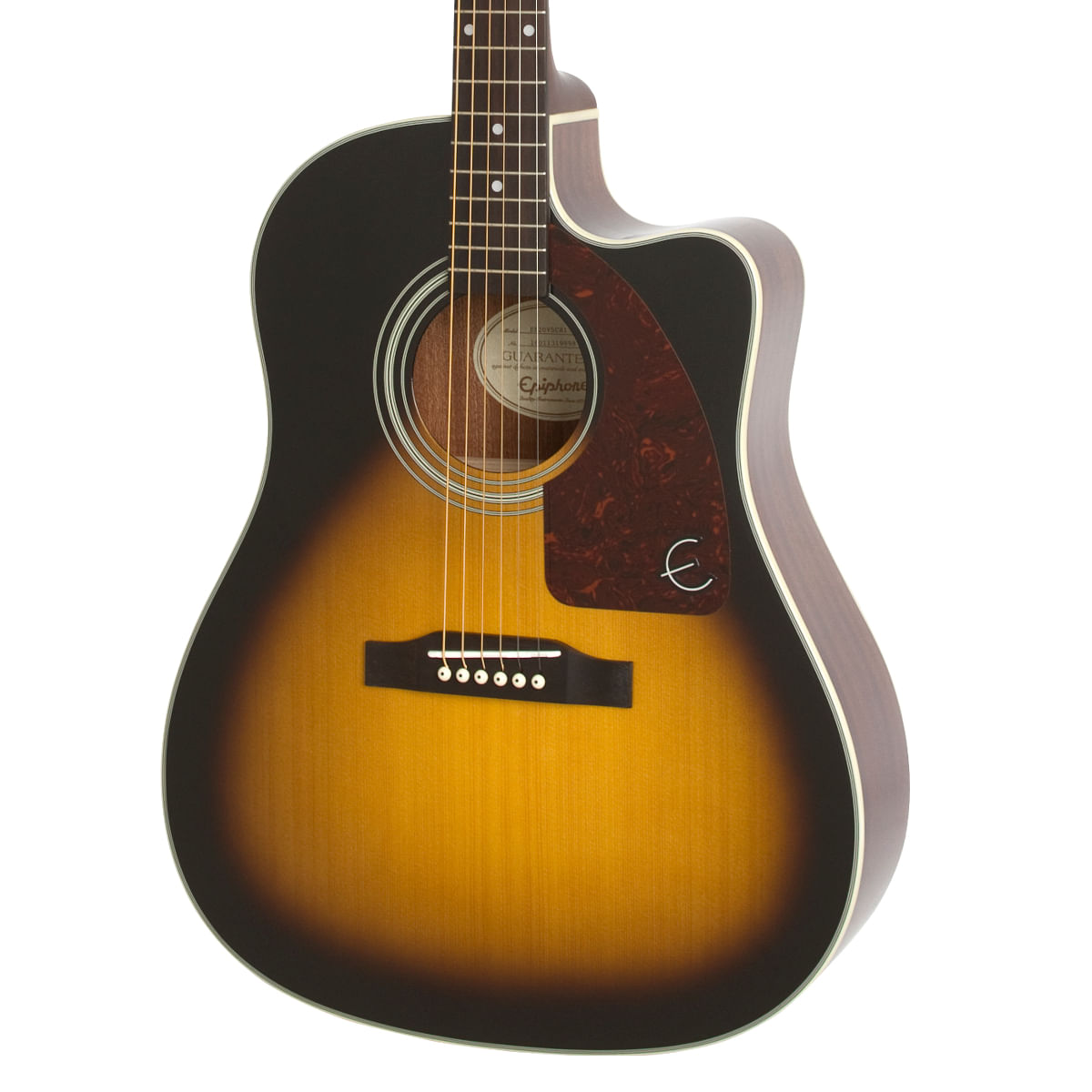 Epiphone, Acoustic Electric Guitar, J-45 EC Studio -Vintage Sunburst EE2SVSNH3