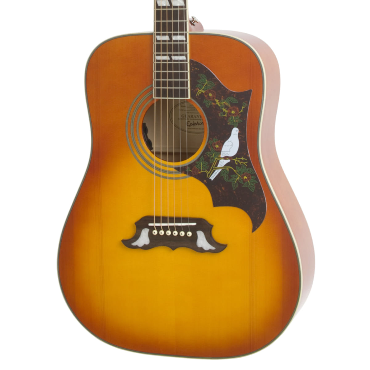 Epiphone, Acoustic Electric Guitar, Dove Studio -Violinburst EEDVVBNH1