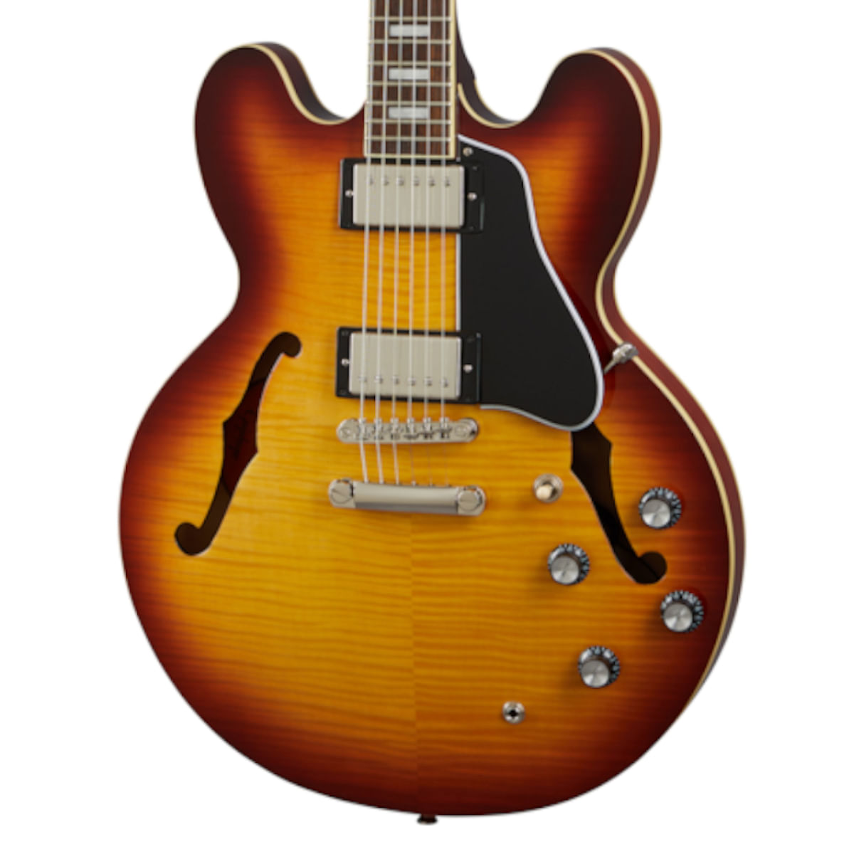Epiphone, Electric Guitar, ES-335 Figured -Raspberry Tea Burst EIES335FRTBNH1