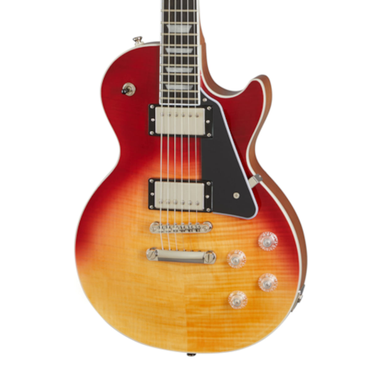 Epiphone, Electric Guitar, Les Paul Modern Figured -Magma Orange Fade EILMFOMFNH1