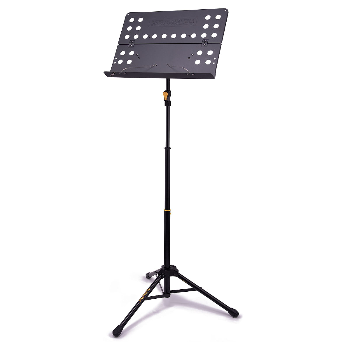 Hercules, Music Stand, Quik-N-EZ 3-Section, with Foldable Desk BS418B PLUS