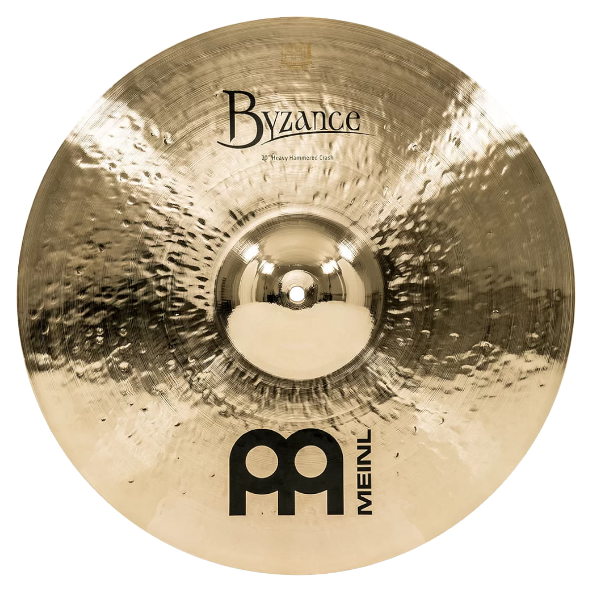 Meinl, Cymbals, Byzance, Brilliant, Heavy Hammered Crash 20" (51cm) B20HHC-B