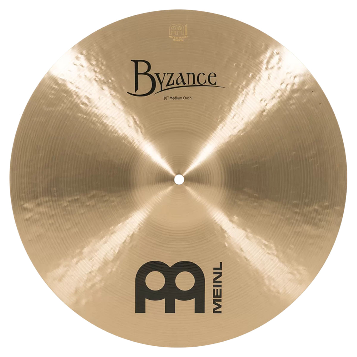 Meinl, Cymbals, Byzance, Traditional, 18" (46cm) Medium Crash B18MC