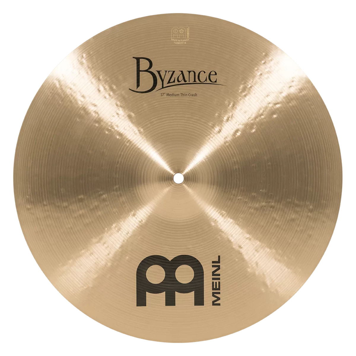 Meinl, Cymbals, Byzance, Traditional, 17" (43cm) Medium Thin Crash B17MTC
