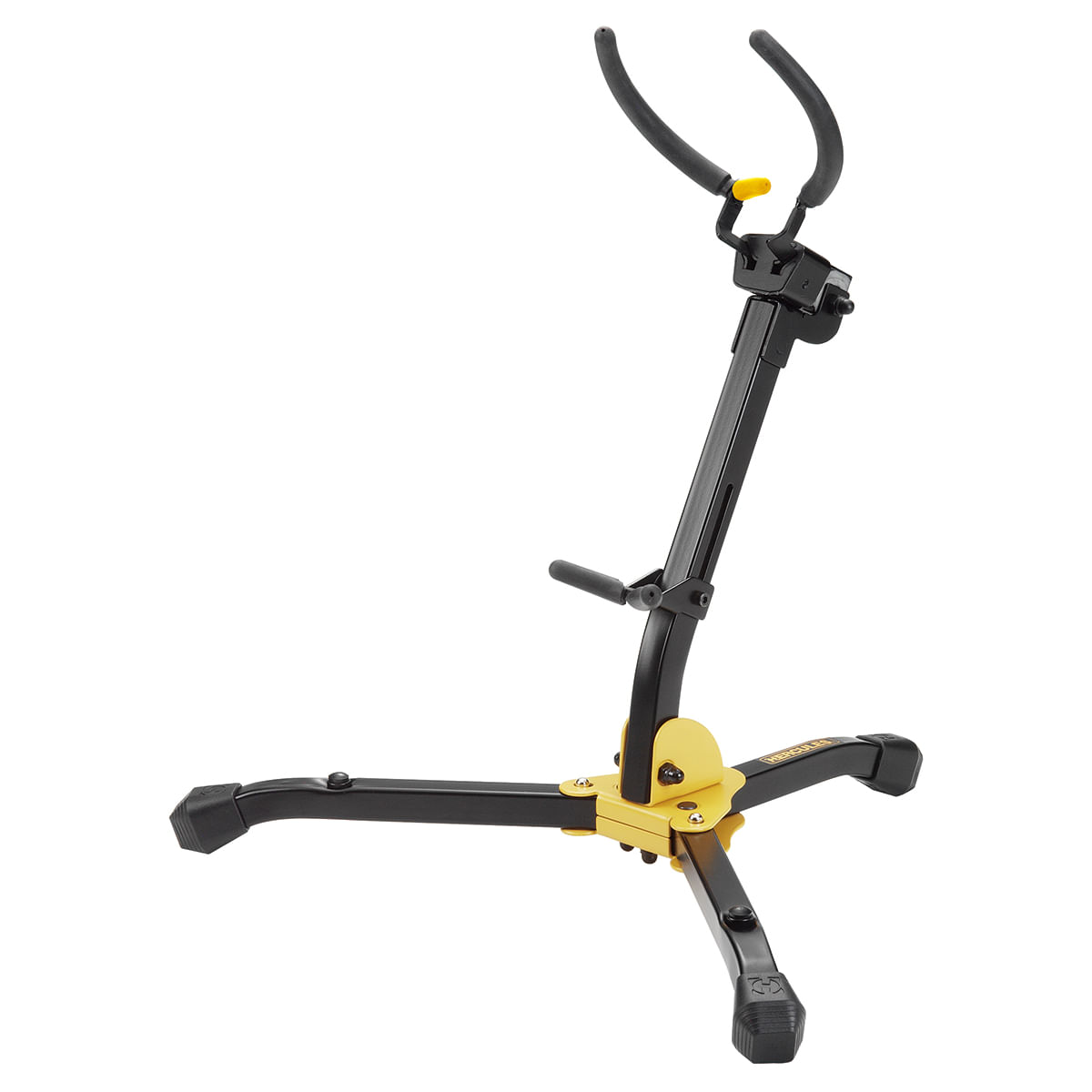 Hercules, Alto/Tenor Sax Stand, Auto Grip System (AGS), with Bag -Black DS630BB