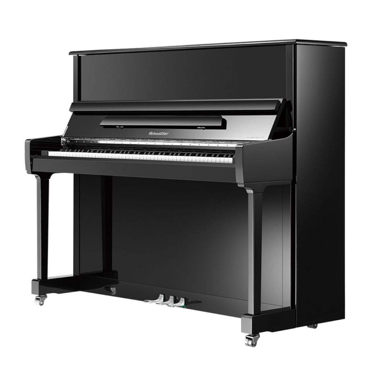 Ritmuller, Upright Piano RS125 -Black (with Bench)