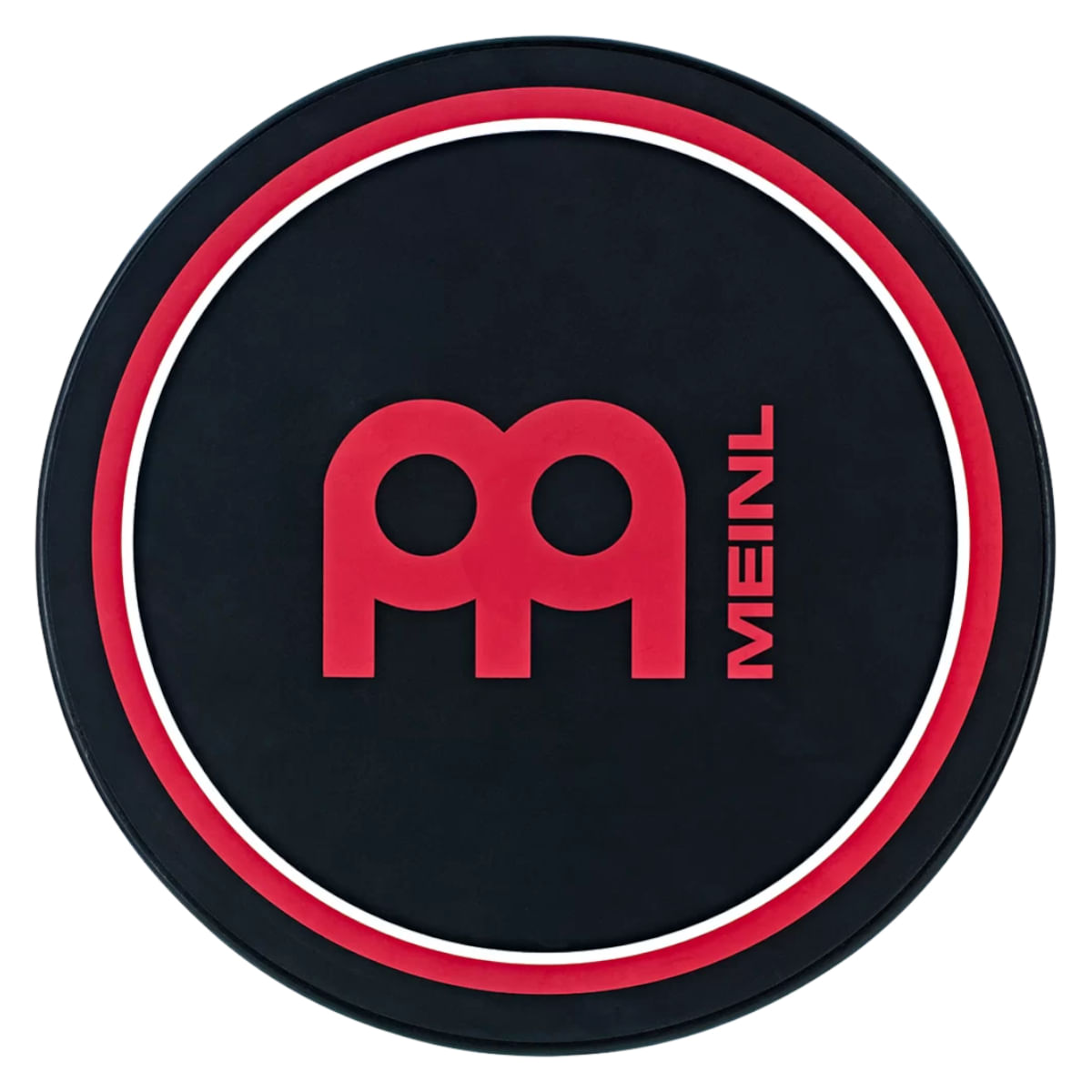 Meinl, Practice Pad, 12in (30cm)-Black with Red Meinl Logo MPP-12