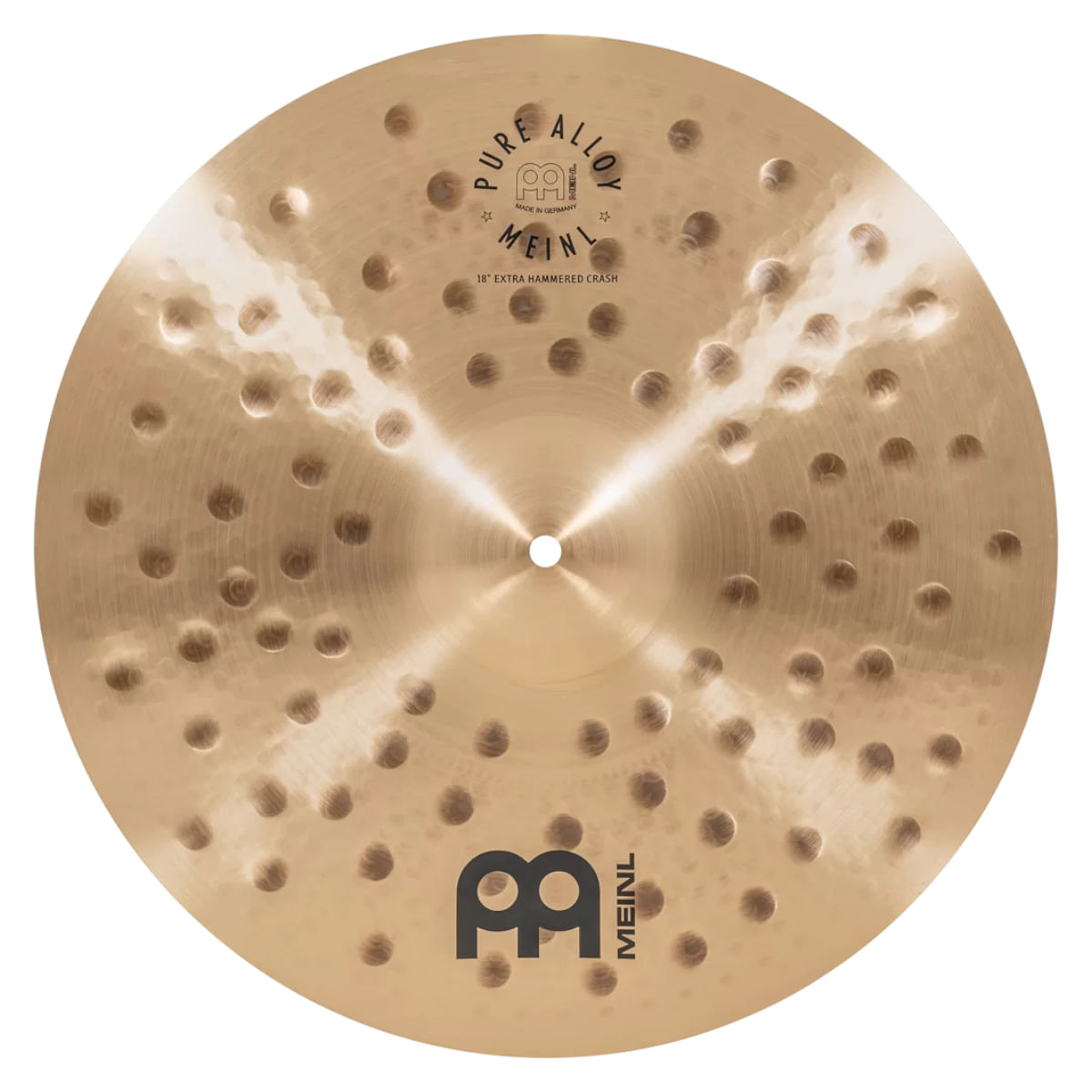 Meinl, Cymbals, Pure Alloy , Extra Hammered Crash - 18" (46cm) PA18EHC