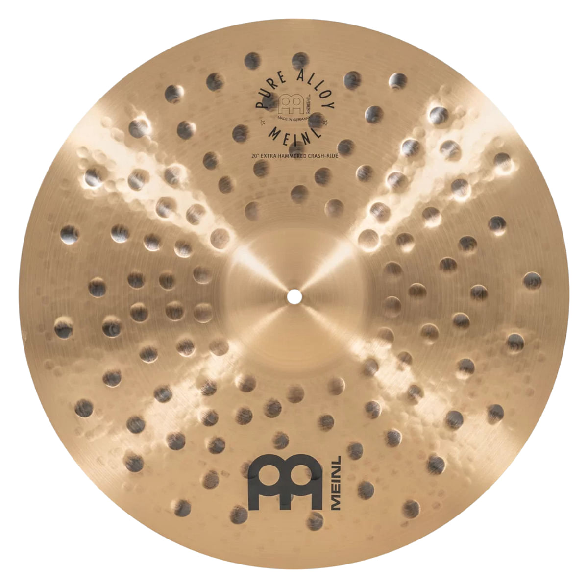 Meinl, Cymbals, Pure Alloy, Extra Hammered Crash Ride - 20" (51cm) PA20EHCR