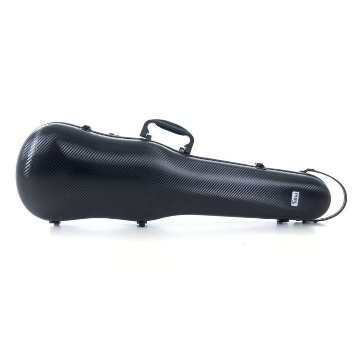 Gewa Pure, Violin Case, Polycarbonate 1.8 Shape, 4/4 -Black PS350085