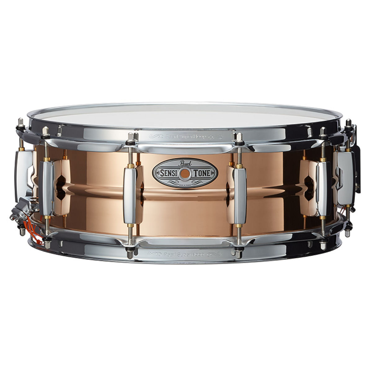 Pearl, Snare Drum, Sensitone Phosphor Bronze, 14"(36cm) x 5"(13cm), W/SR-150 CL-55 STA1450PBN