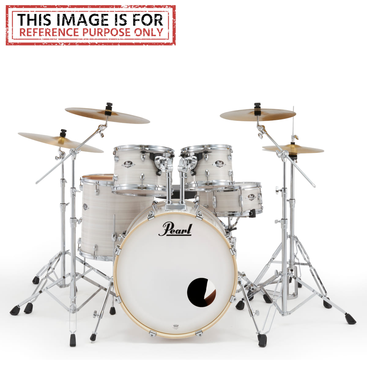 Pearl, Drum Set, 5 Pcs, Junior, Shell Pack -Slipstream White