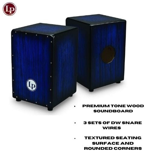 LP, Aspire Accent Cajon -Blue Burst LPA1332-BBS